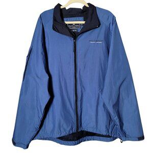 VTG Polo Sport Ralph Lauren Mens Blue Mesh Lined Nylon Windbreaker Jacket Large